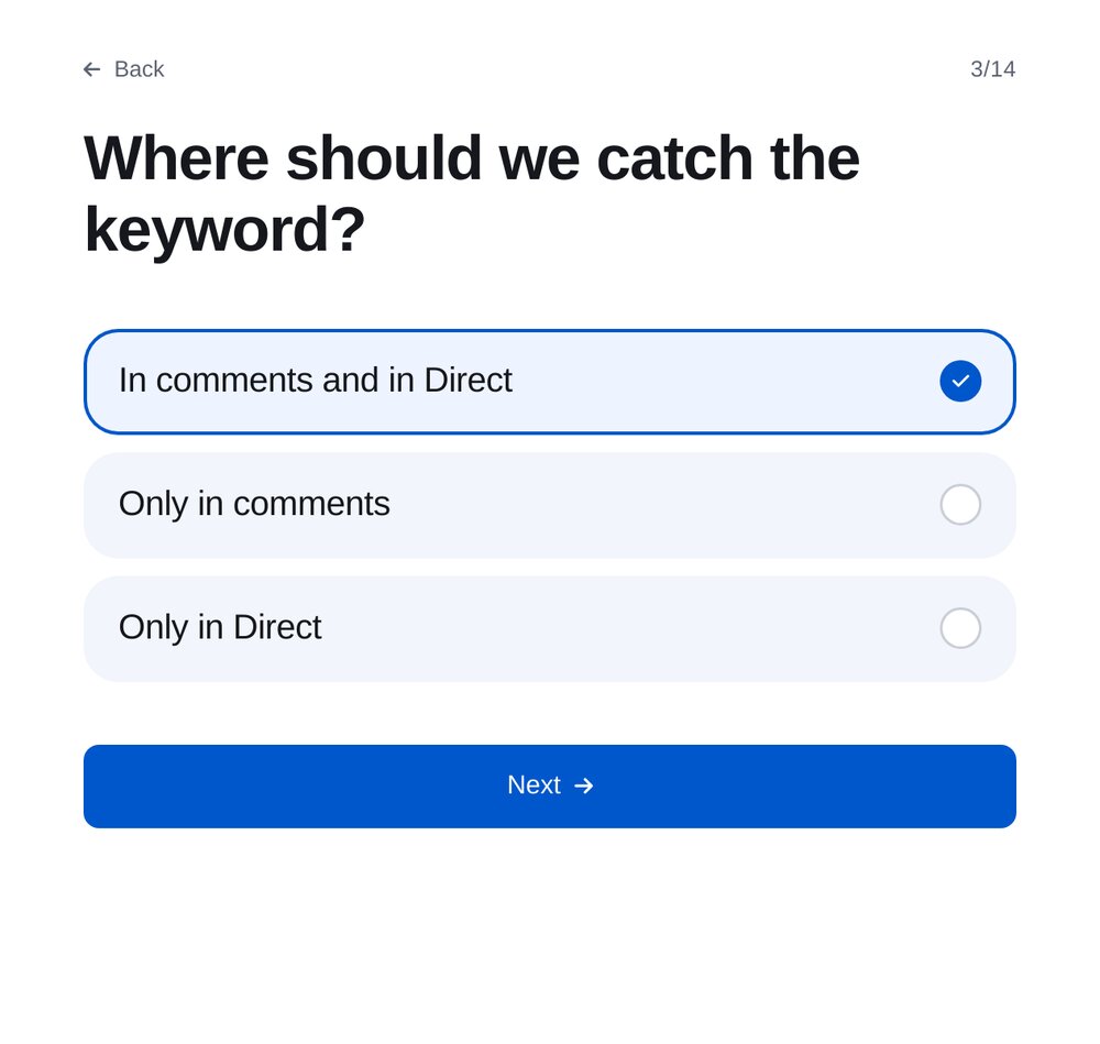 Kelime nerede aranacak? — ETOCHATBOT ayar ekranı